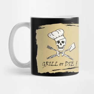 Barbecue Grill Pirate T-Shirt Mug